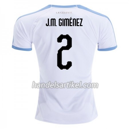 Uruguay Jose Gimenez 2 Auswärts Trikotsatz 2019 Copa América